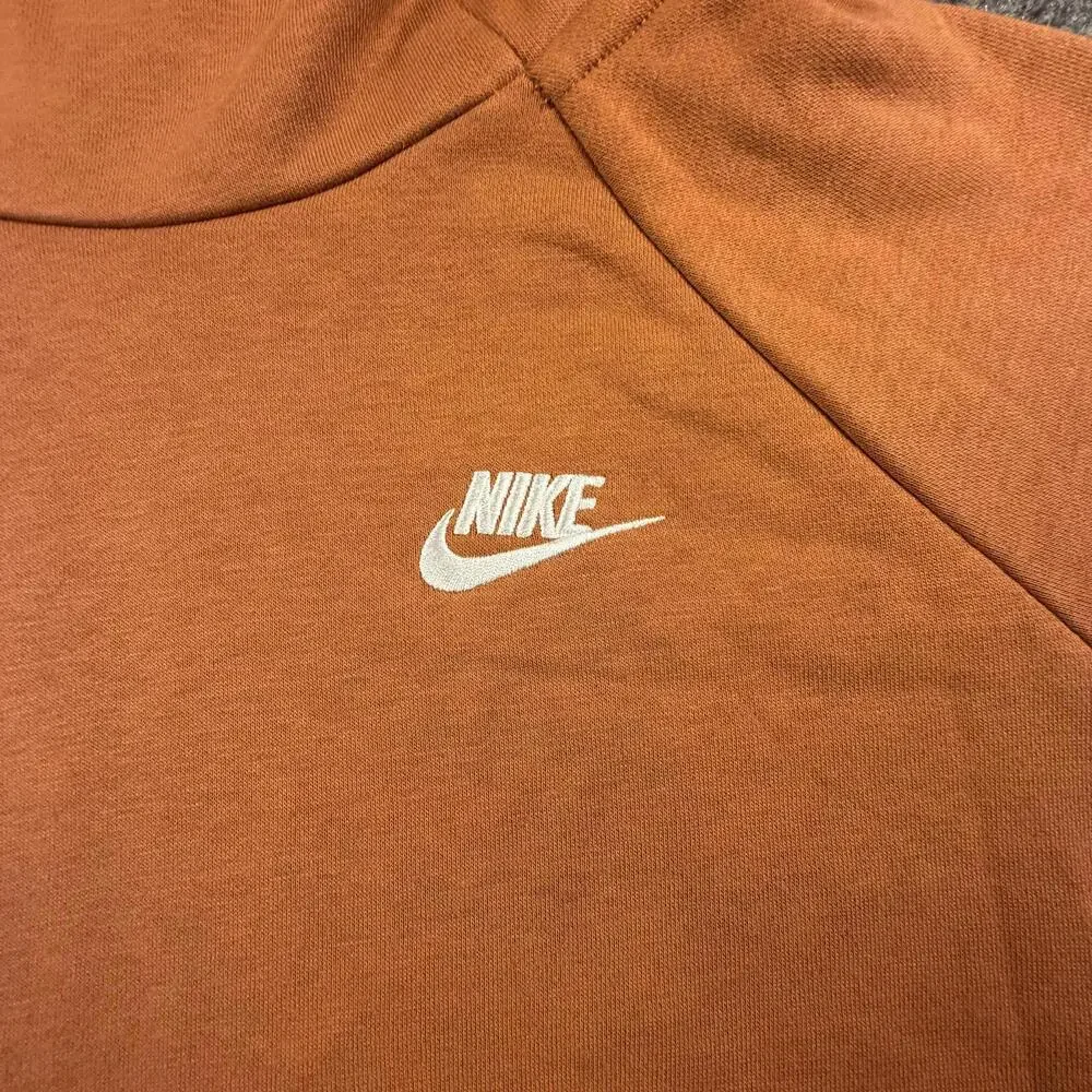 Nike Men's Hoodie Sweatshirt Size‎ Small Rust Orange #1127